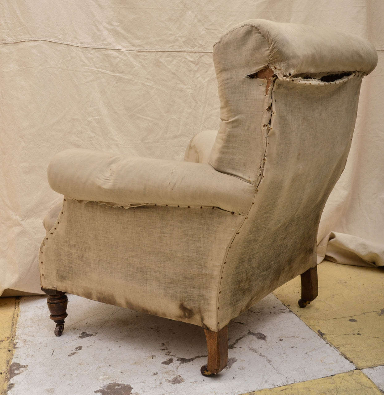 British English Late 19th Century Howard Style Club Chair