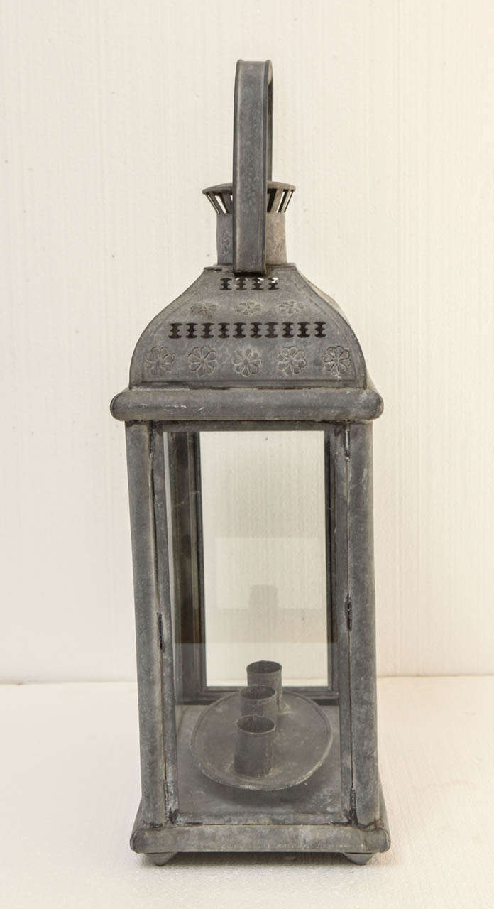 Vintage Metal Candle Lantern 1