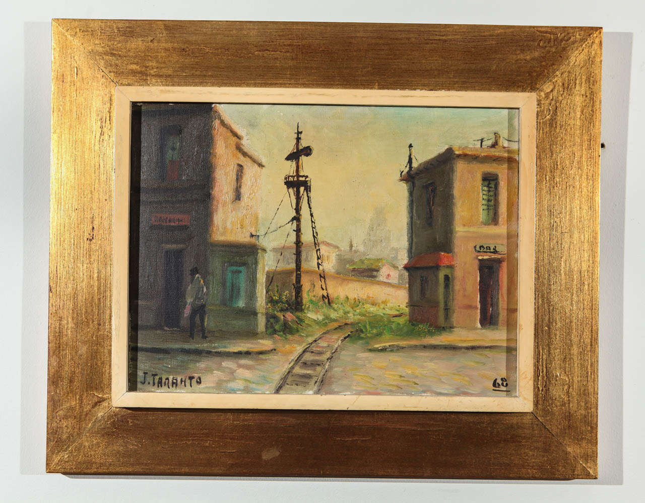 Vintage Argentine Oil Painting by J. Tarahto