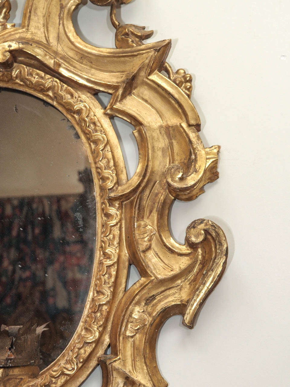 Pair of Italian Girandole Mirrors In Good Condition For Sale In Natchez, MS