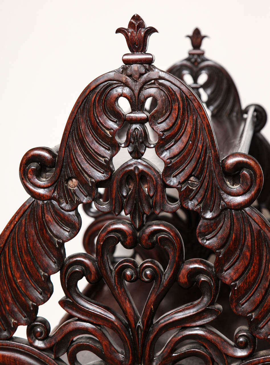 19th Century Raj , Carved Etagere For Sale 1