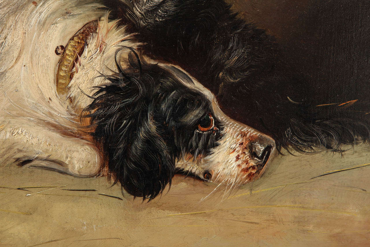 19th Century English, Oil on Canvas, Dog Painting 1