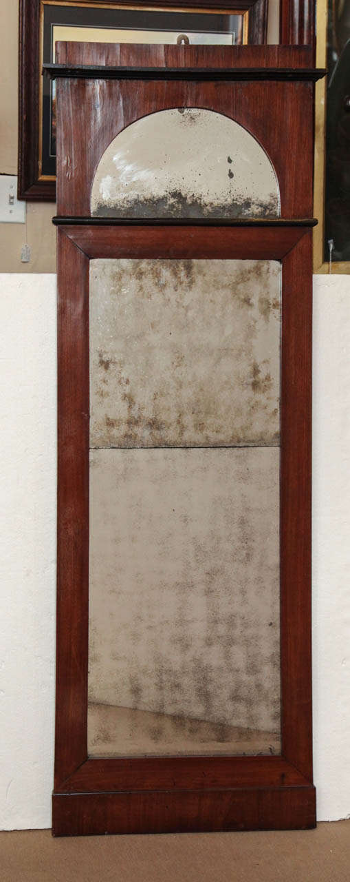 Danish Pair of Mahogany Mirrors, Denmark Circa 1820 For Sale