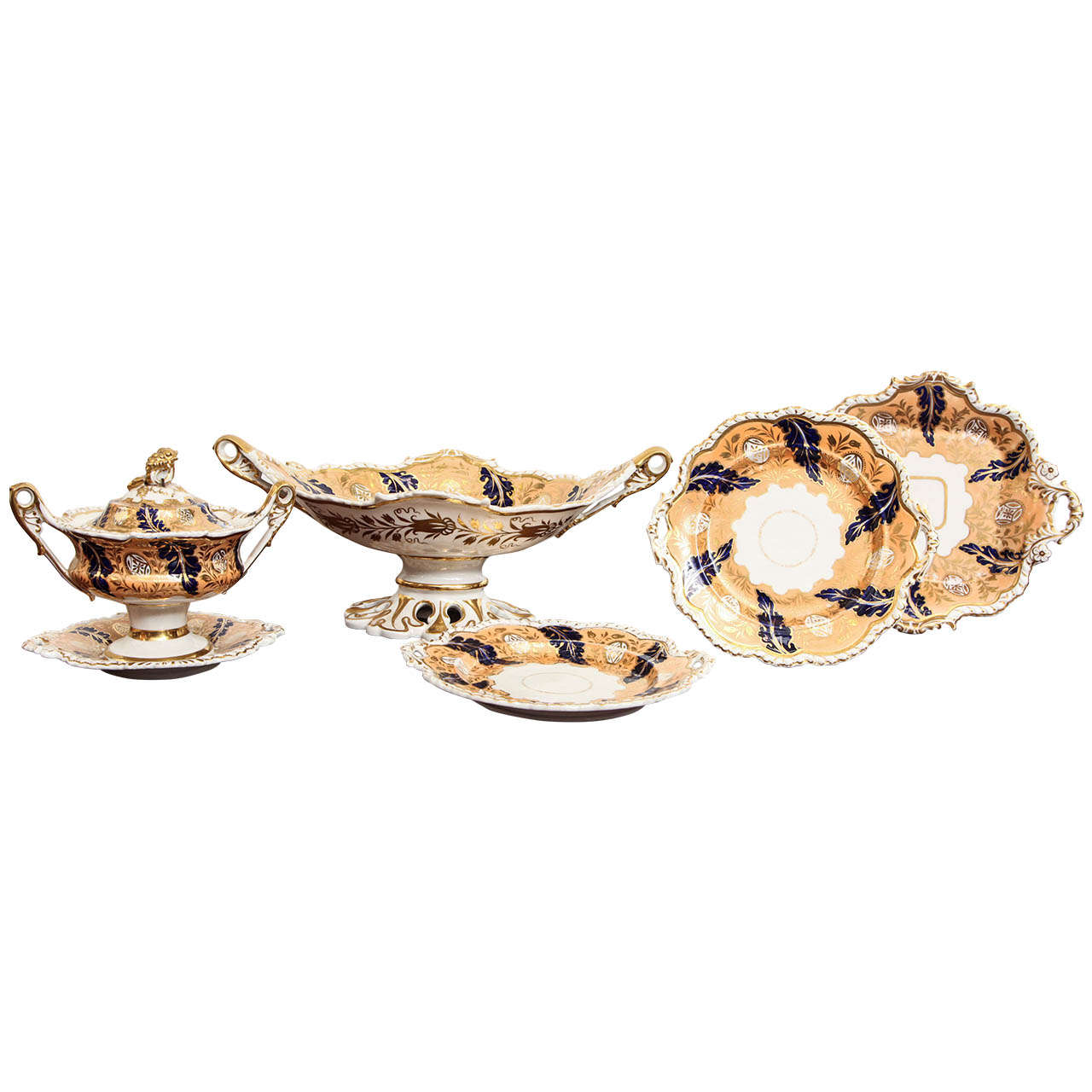 Early 19th Century English Dessert Service For Sale