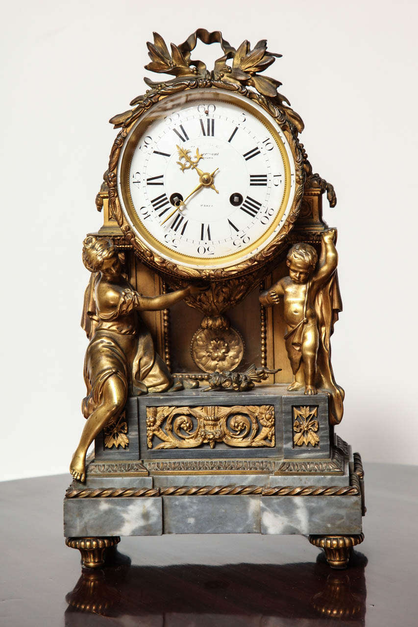 french marble clock