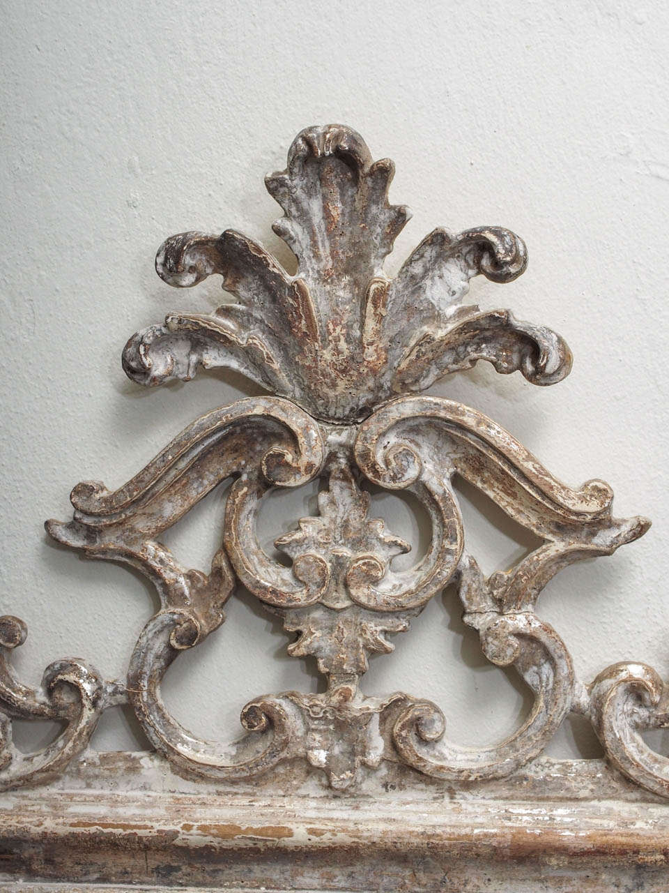 Italian Sicilian Silver Leaf Mirror