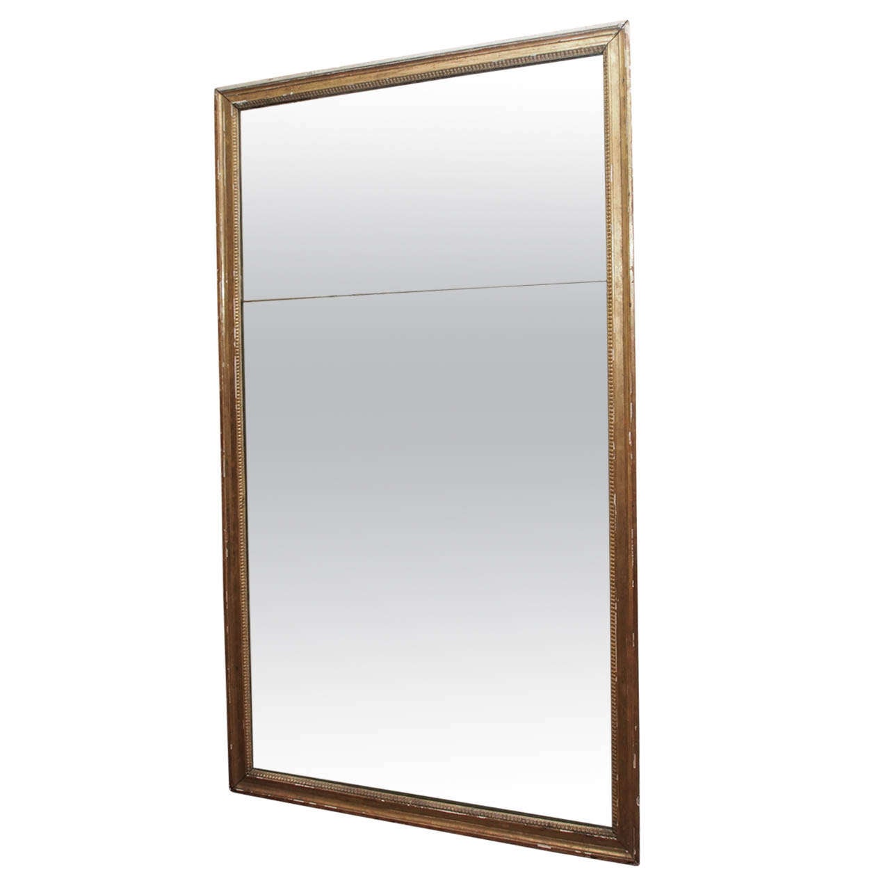 Large gold leaf mirror at 1stDibs