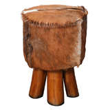 Fur Covered Stool