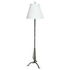 Art Deco Iron and Nickel Floor Lamp 7