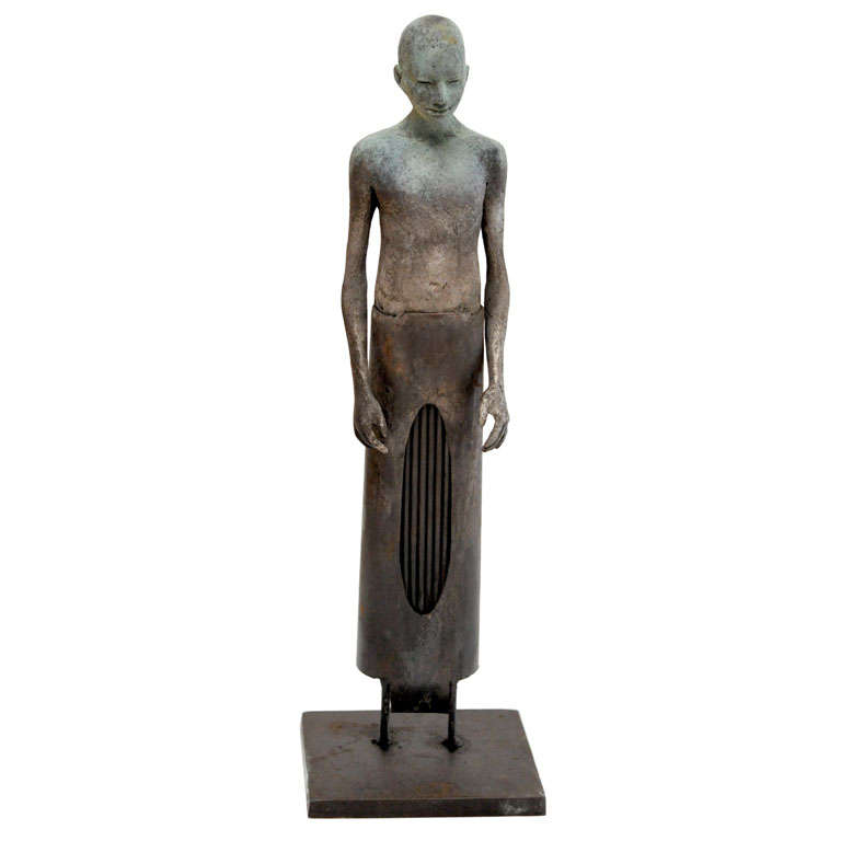 Jesus Curia Perez, Bronze Sculpture, "Relieve VIII" For Sale