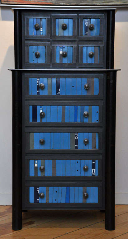 Jim Rose, "Gee's Bend Quilt" inspired Eleven Drawer Chest