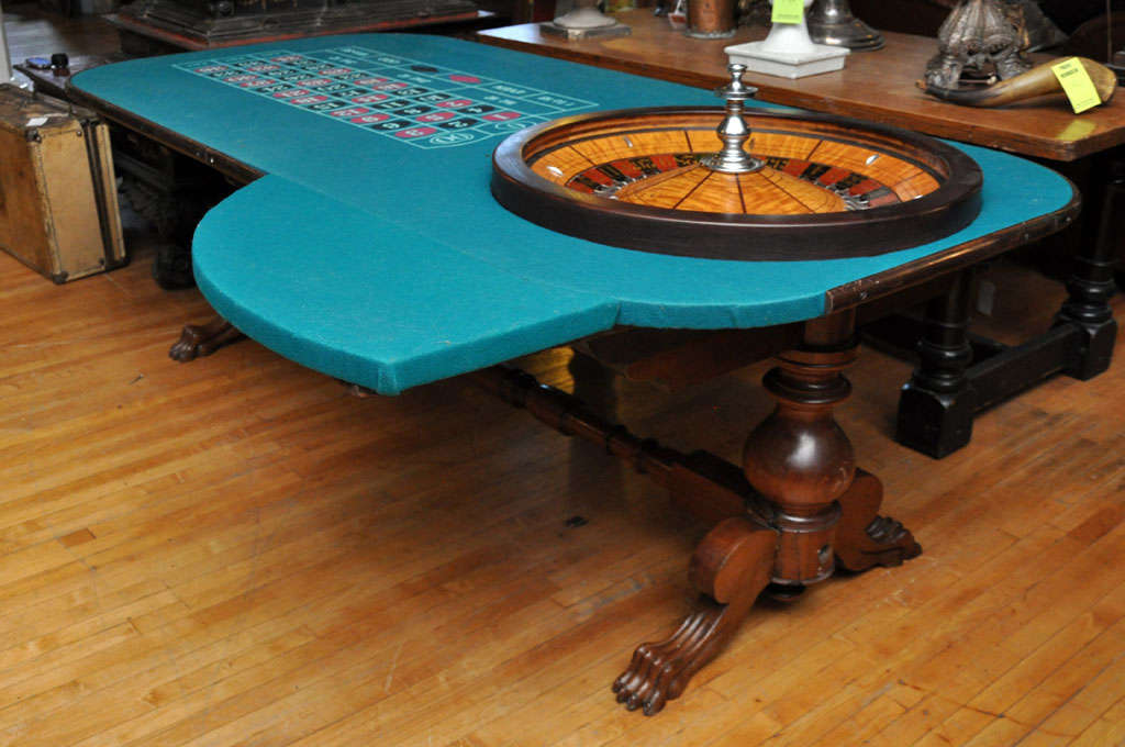 20th Century American Roulette Table