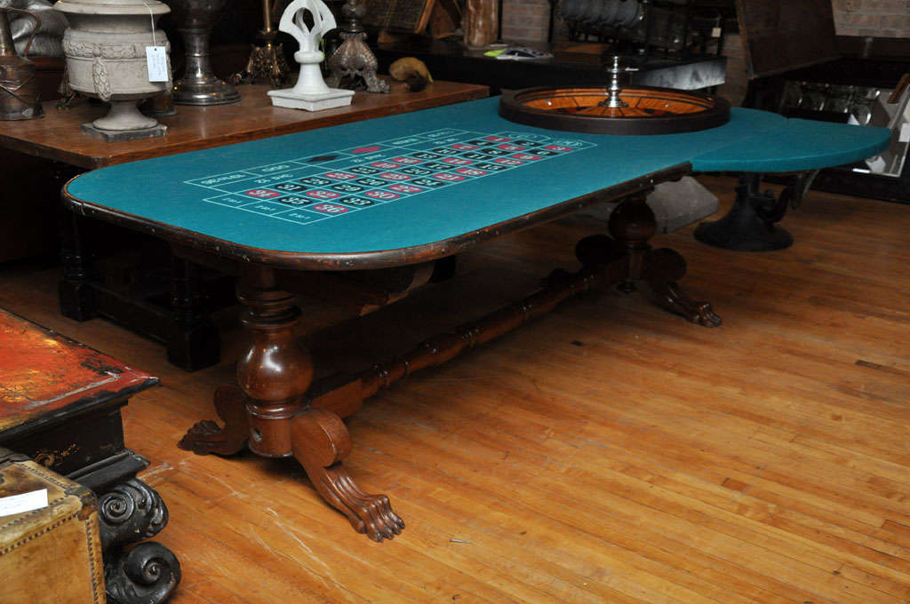 Wood American Roulette Table