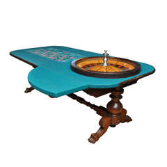 Antique American Roulette Table