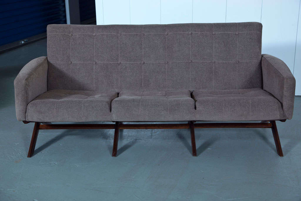 Impeccable Mid Century Spanish Sofa and Arm Chair Set at 1stdibs