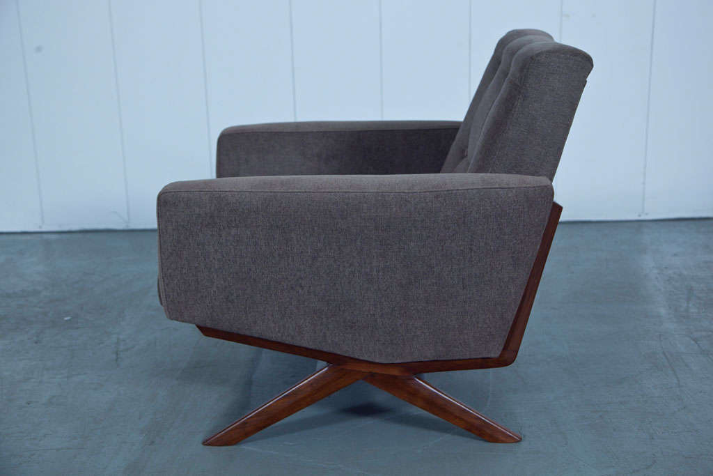 Impeccable Mid Century Spanish Sofa and Arm Chair Set at 1stdibs