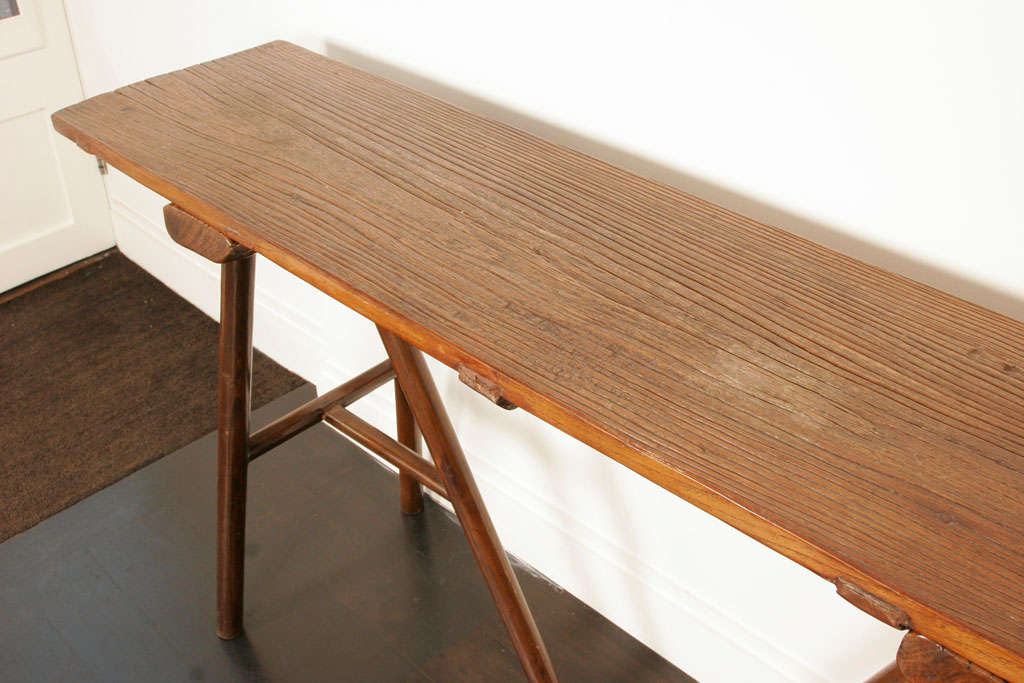 A Chinese Trestle Table In Excellent Condition For Sale In London, GB