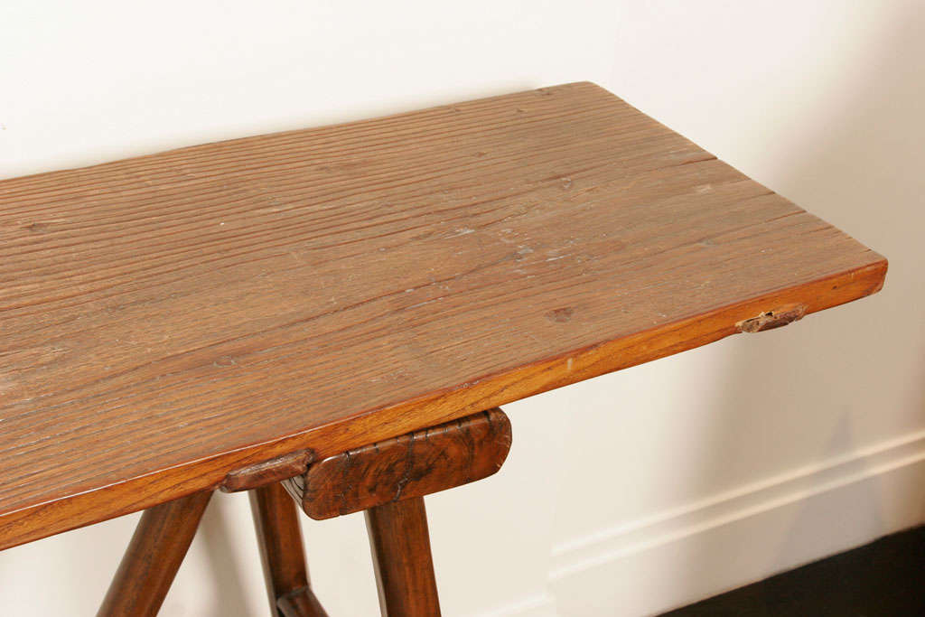 A Chinese Trestle Table For Sale 1