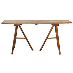 A Chinese Trestle Table