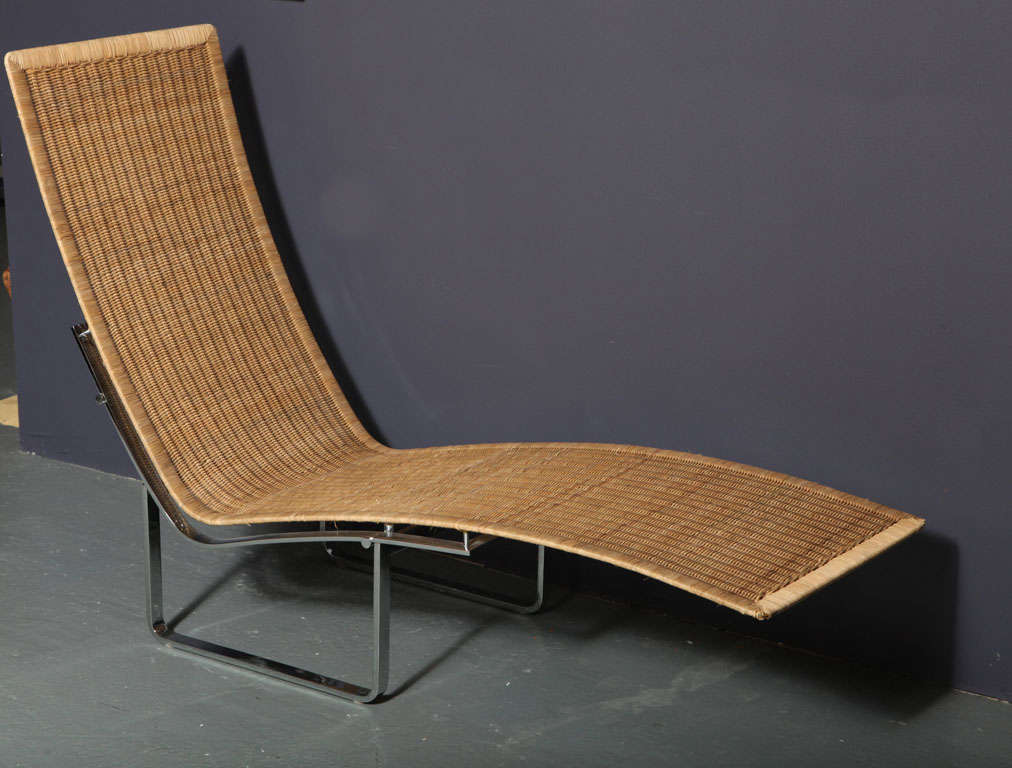 Cane Chaise Longue by Poul Kjærholm