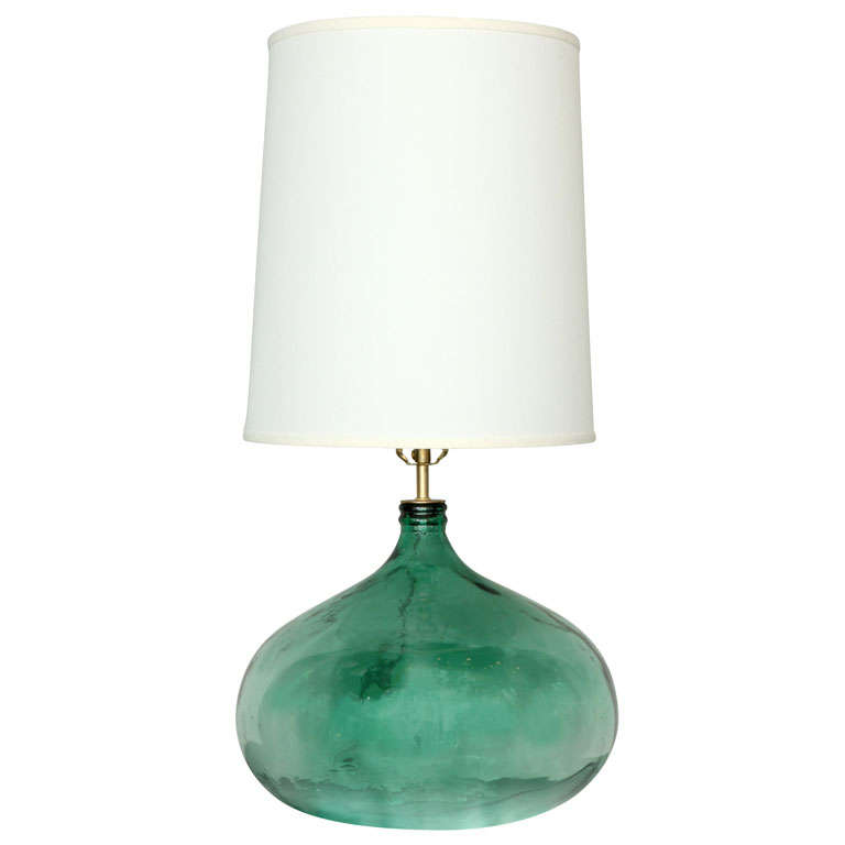 Hand Blown Glass Bubble Table Lamp
