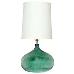 Hand Blown Glass Bubble Table Lamp