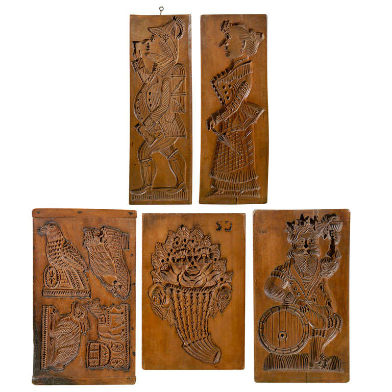 19th Century Belgian Gingerbread Molds