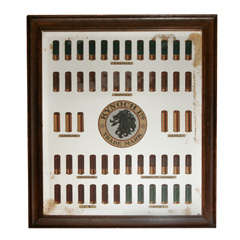 Antique Kynoch Cartridge Display Wall Mirror Advertising Cartridge Types