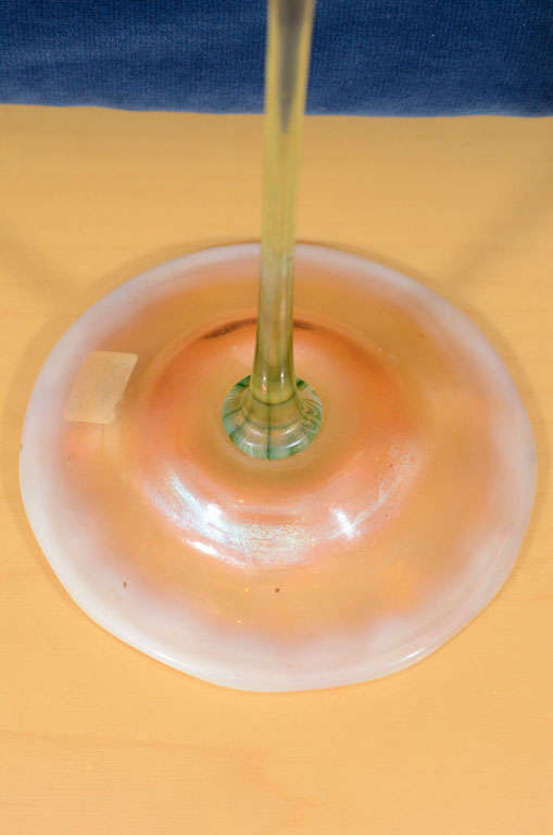 Tiffany Studios, Tiffany Favrile Floriform Vase For Sale 1