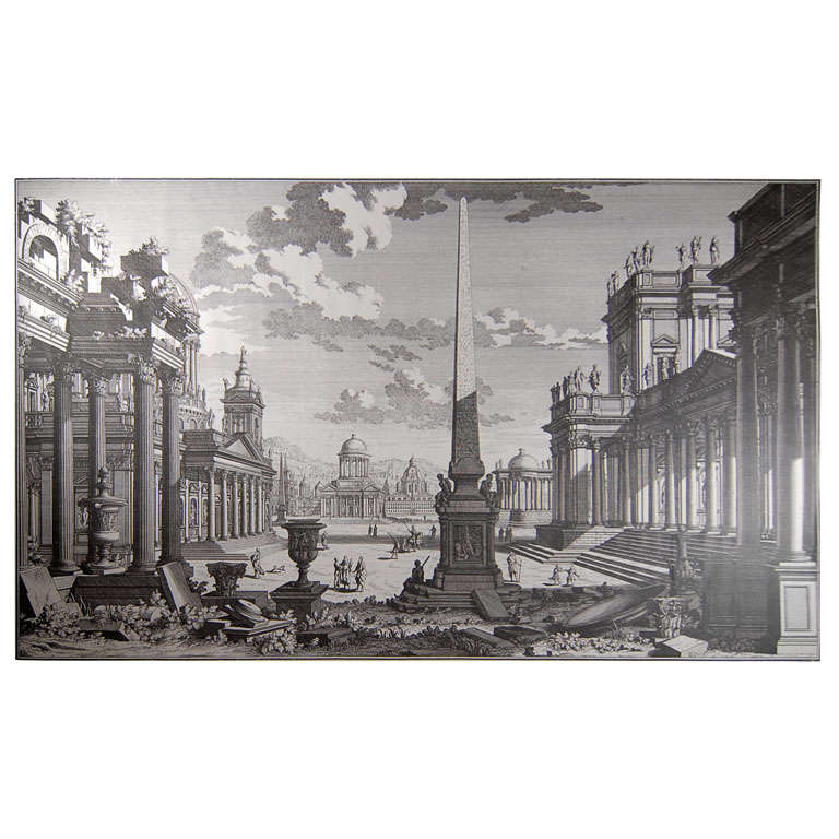 Gigantography of Venice with Obelisk For Sale