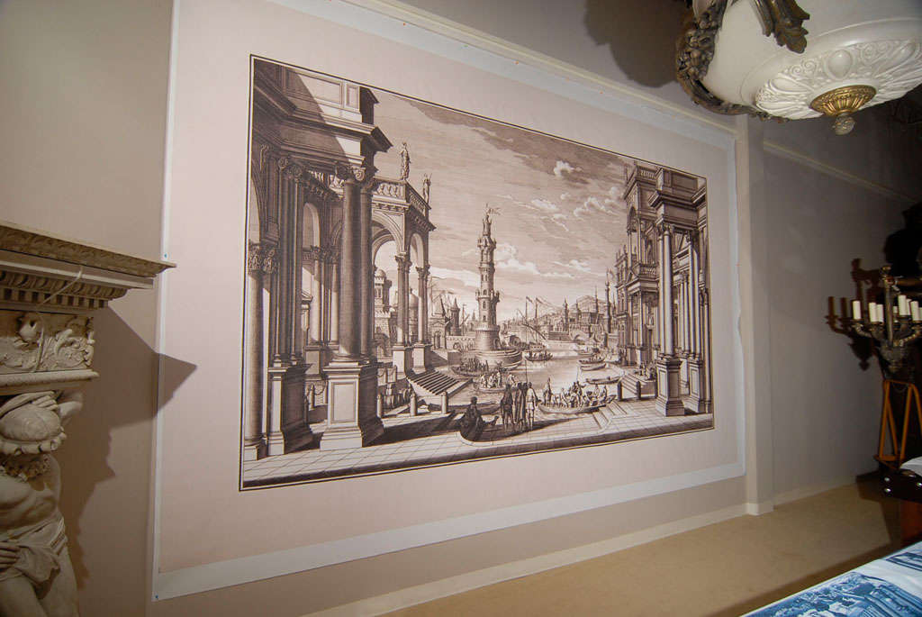 Gigantographie représentant Venise. Mesures : 89