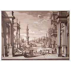 Die Gigantografie, die Venedig darstellt