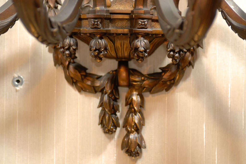 Bronze Superb Pair of Sconces For Sale