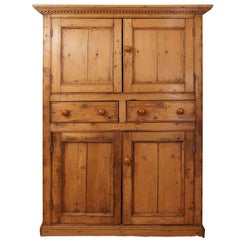 Antique Rish four door Cupboard