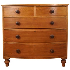 Antique Bowfront English Chest of Drawers