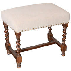 Barley Twisted Foot Stool 2