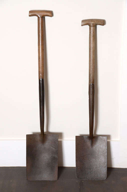 Iron Shovel with Wooden Handle at 1stDibs 18th century shovel, 19th