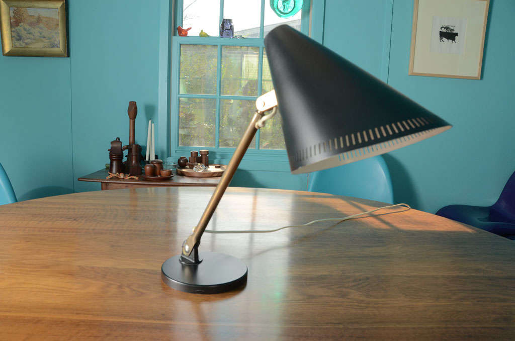 20th Century Paavo Tynell Adjustable Table Lamp.  Idman. For Sale