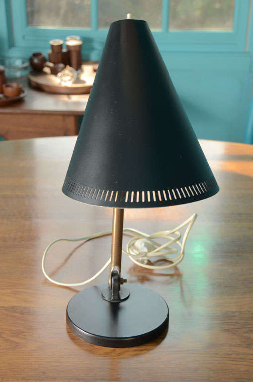 Paavo Tynell Adjustable Table Lamp.  Idman. For Sale 2