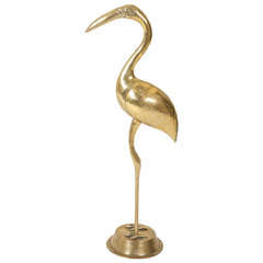 Brass Italian Flamingo circa 1950