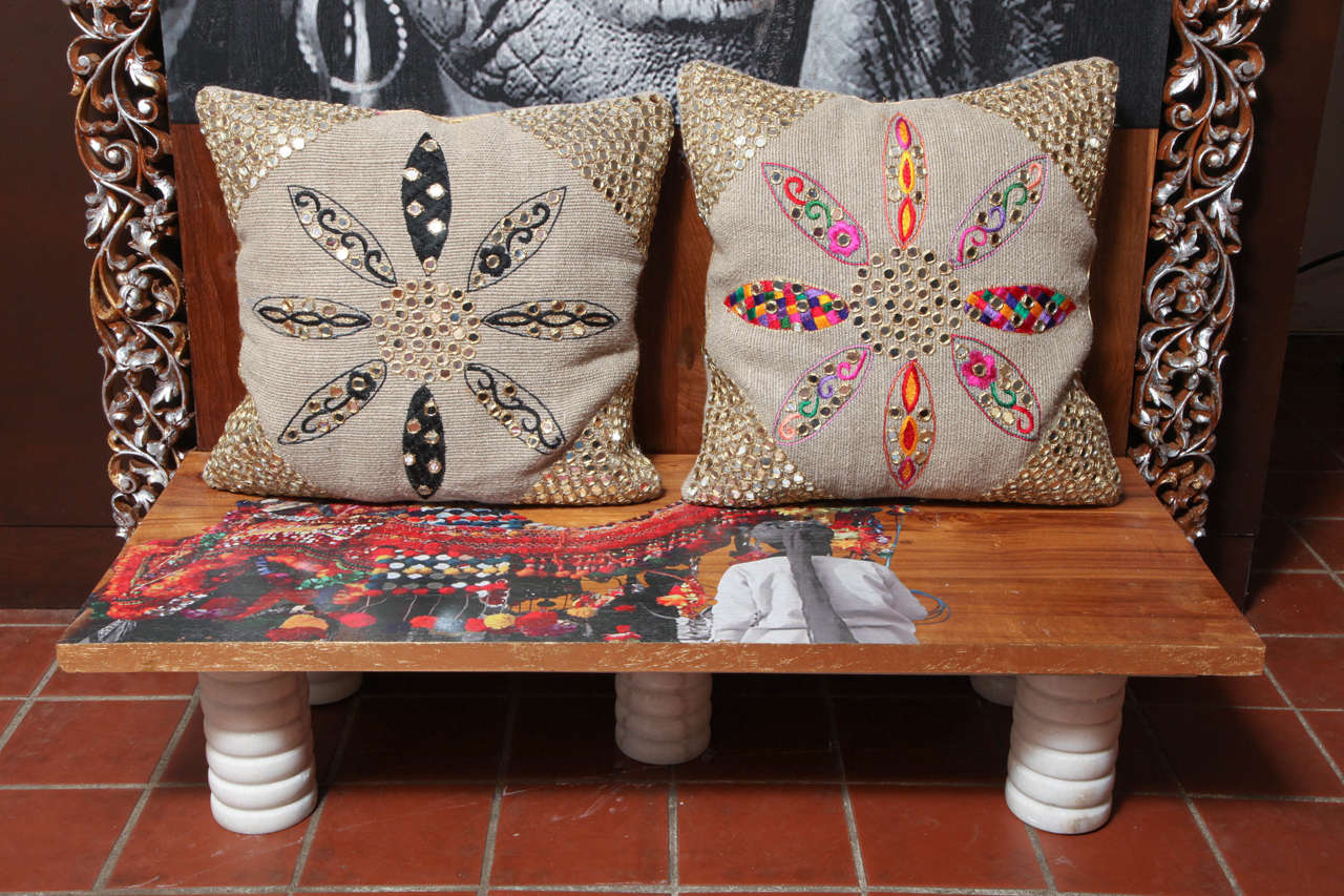 Low Height Seating Bench The Golden Voyage By Ameeraah At 1stdibs
