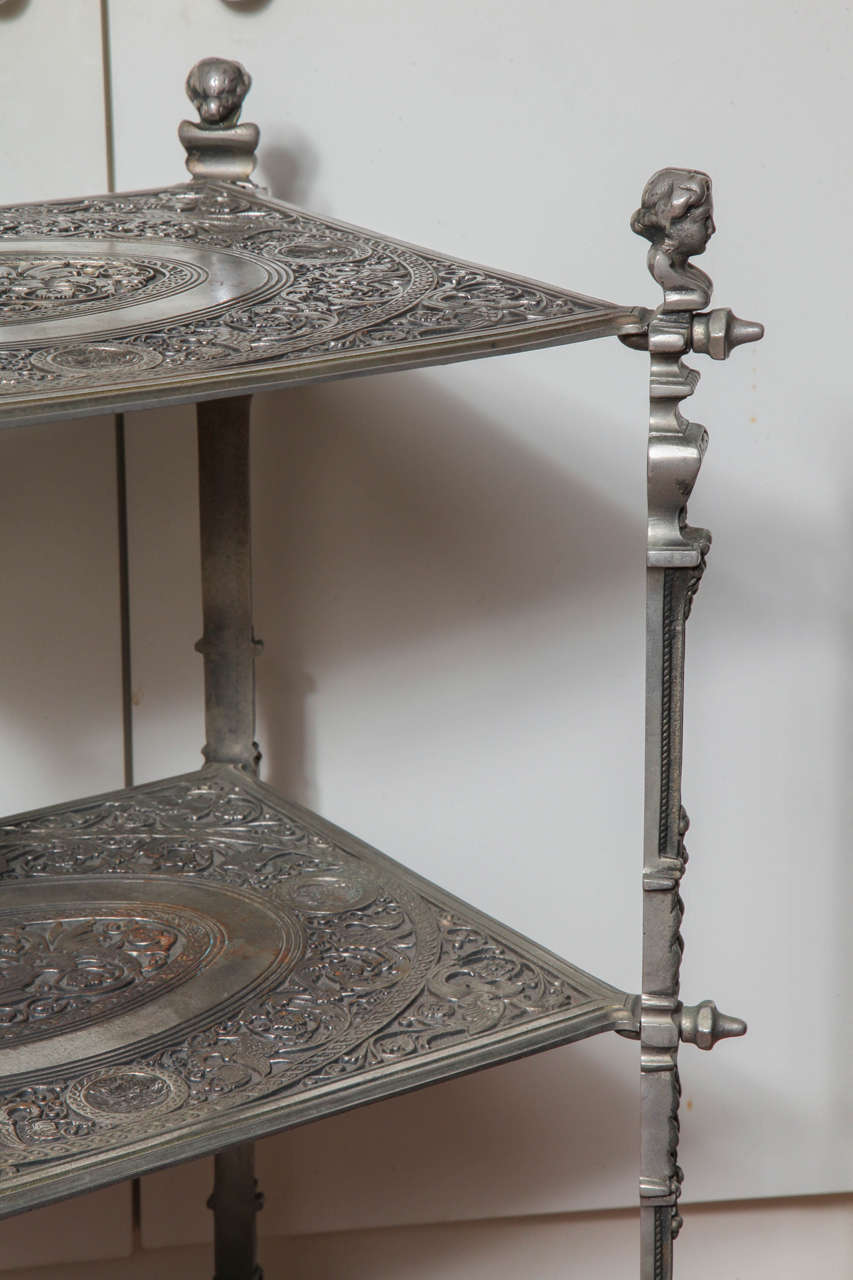 Antique Mägdesprunger Obelisk Cast Iron Table from Germany, circa 19th Century For Sale 2