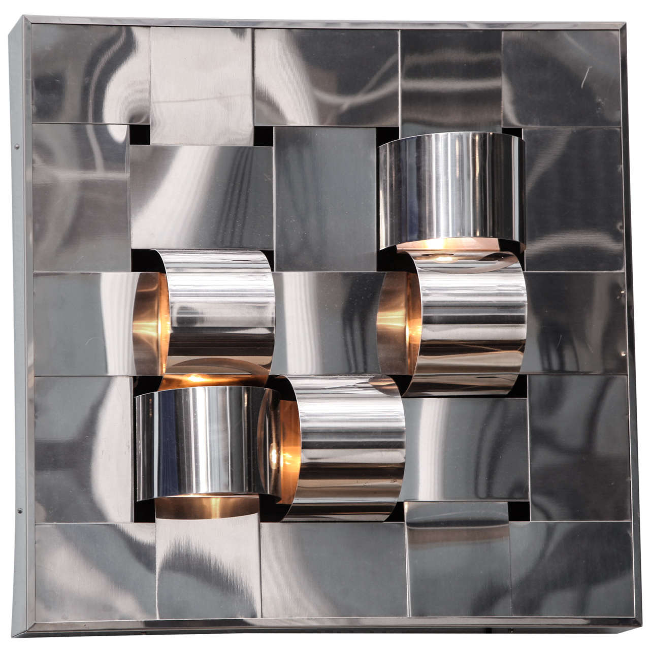 Light up Sculptural Wall Panel by Salvi for Reggiani at 1stDibs