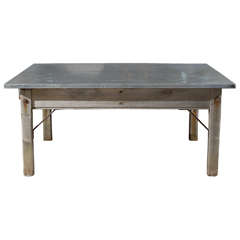 Zinc Top Table