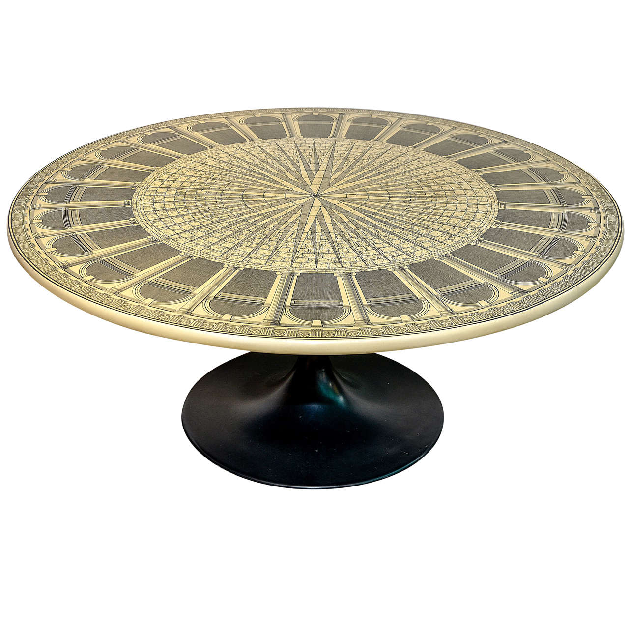 1960s Italian Coffee Table by Piero Fornasetti For Sale