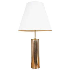 Arts and Crafts Brass Table Lamp