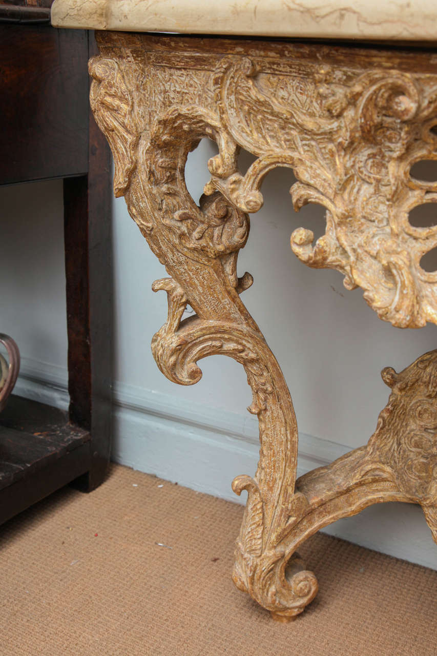 Rococo Console Table In Good Condition For Sale In Greenwich, CT