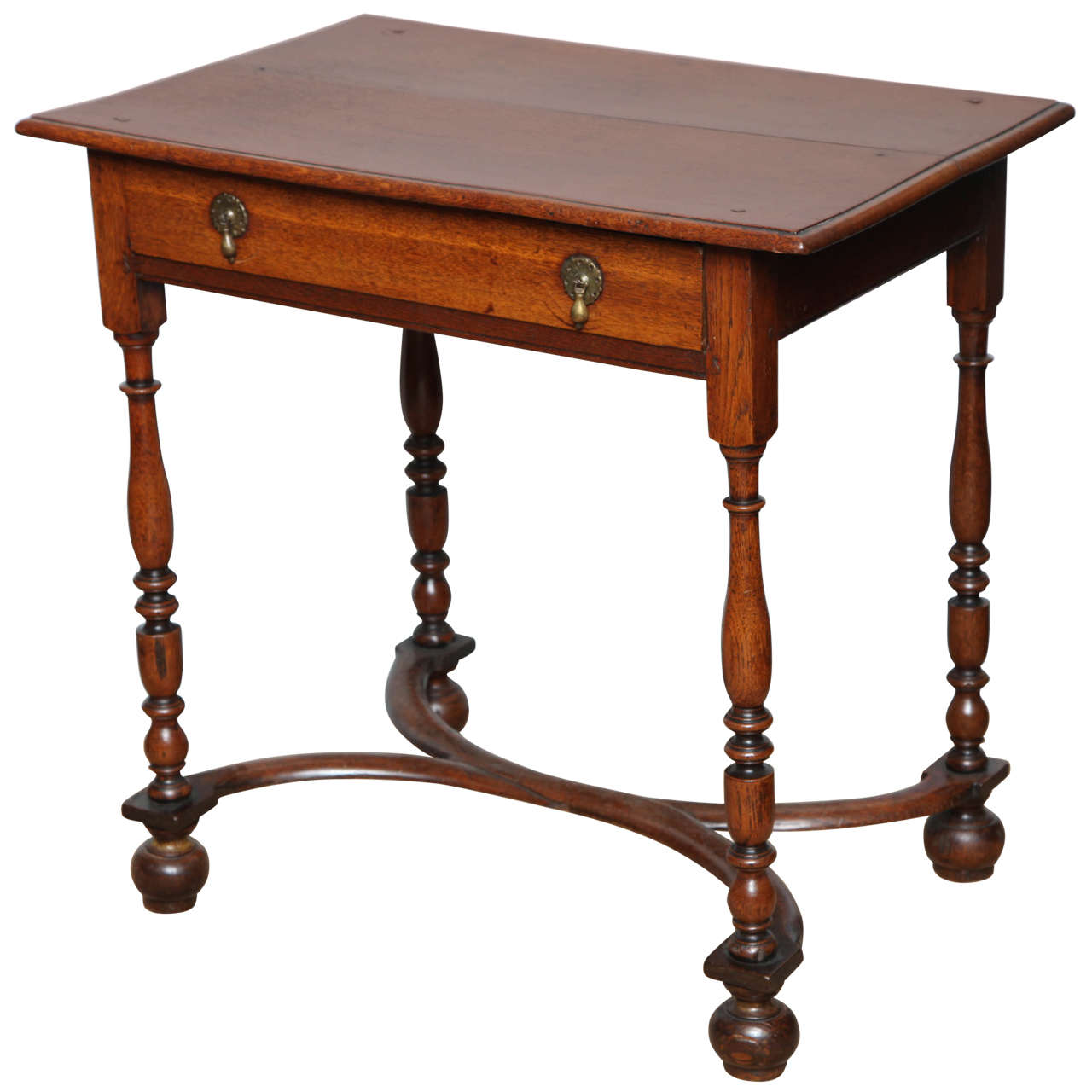 English Oak William and Mary Side Table