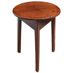 Diminutive English or Welsh Cricket Table