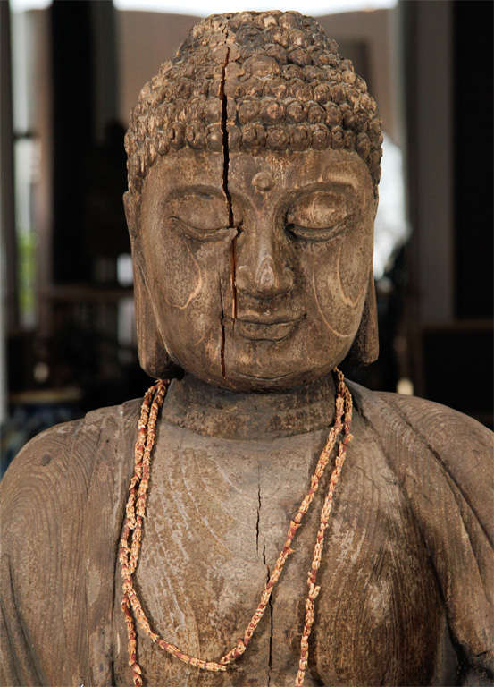Early 20th century Buddha sculpture.